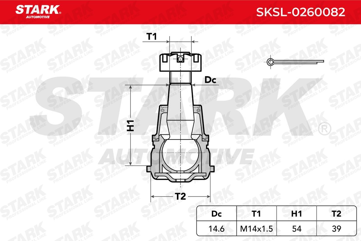 OEM-quality STARK SKSL-0260082 Ball Joint