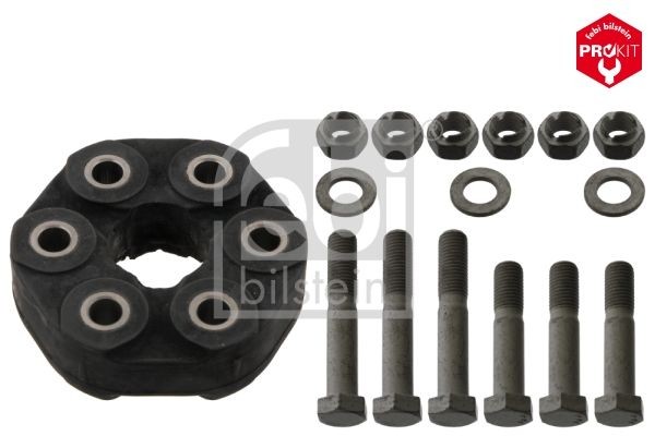 FEBI BILSTEIN 43474 Drive shaft coupler Bolt Hole Circle Ø: 78mm, Front, Ø: 110mm, with bolts/screws, with washers, with nuts