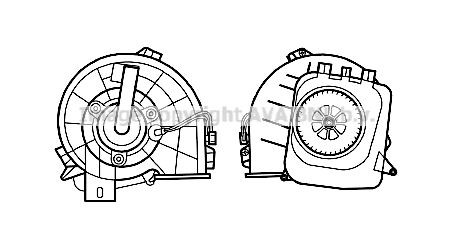 Opel MERIVA Fan blower motor 7605388 PRASCO OL8610 online buy