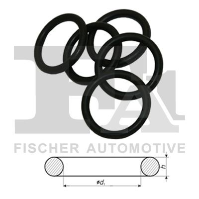 FA1 13 x 3 mm, NBR (nitrile butadiene rubber) Seal Ring 244.850.100 buy
