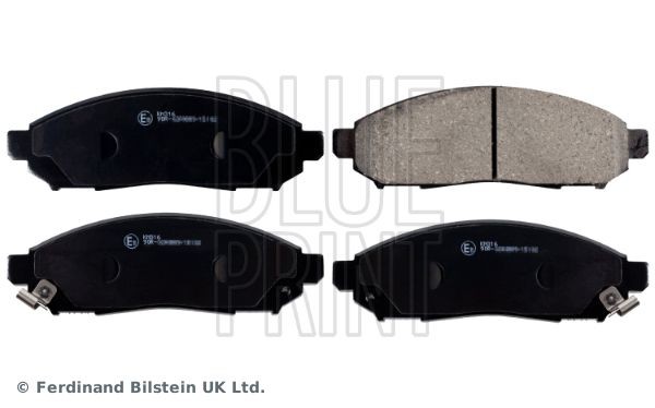 BLUE PRINT ADN142172 Brake pad set Front Axle, with acoustic wear warning