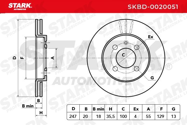 STARK Bremsscheibe SKBD-0020051