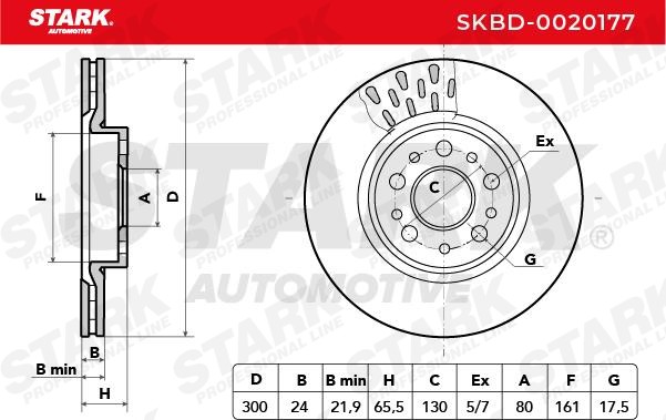 SKBD-0020177 Bremsscheiben STARK Erfahrung