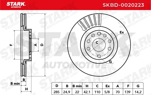 STARK Brake discs SKBD-0020223 buy online