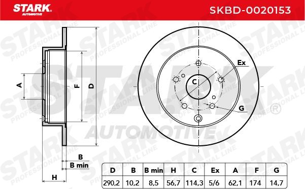 SKBD0020153 Brake disc STARK SKBD-0020153 review and test