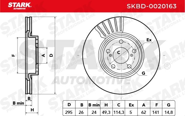 SKBD-0020163 Bremsscheiben STARK Erfahrung