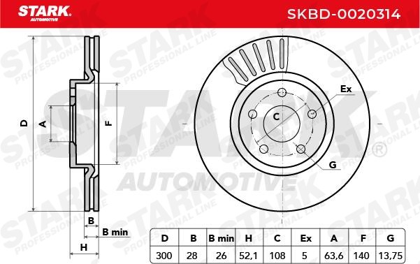SKBD0020314 Brake disc STARK SKBD-0020314 review and test