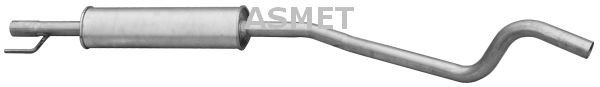 ASMET Middle silencer 05.179 Opel ASTRA 2004