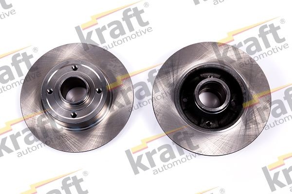 KRAFT 6055110 Disco freno 240, 240,0x8,0mm, 4, pieno, senza cuscinetto ruota, senza anello sensore ABS