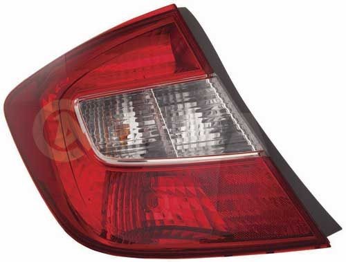 2252945 ALKAR Tail lights HONDA Right, Outer section, W21W, WY21W, W21/5W, without bulb holder