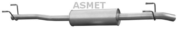 ASMET 02.058 Exhaust silencer MERCEDES-BENZ SPRINTER 2000 in original quality
