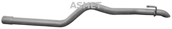 02.062 ASMET Exhaust pipes MERCEDES-BENZ Rear, from centre muffler