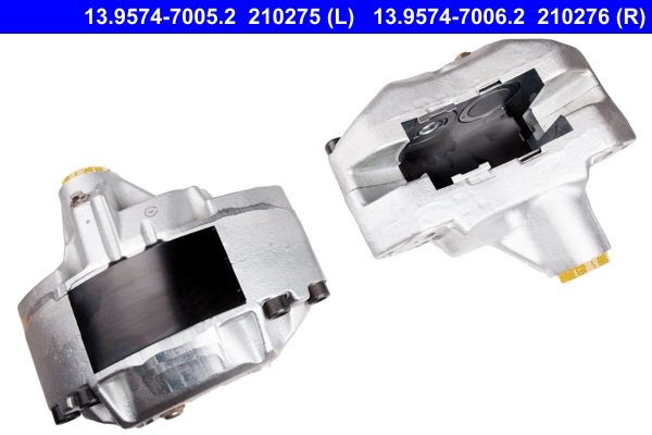 210276 ATE without handbrake lever, without brake pads Caliper 13.9574-7006.2 buy