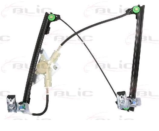 BLIC 6060-00-SE4615 Window regulator Left Front, Operating Mode: Electric, without electric motor