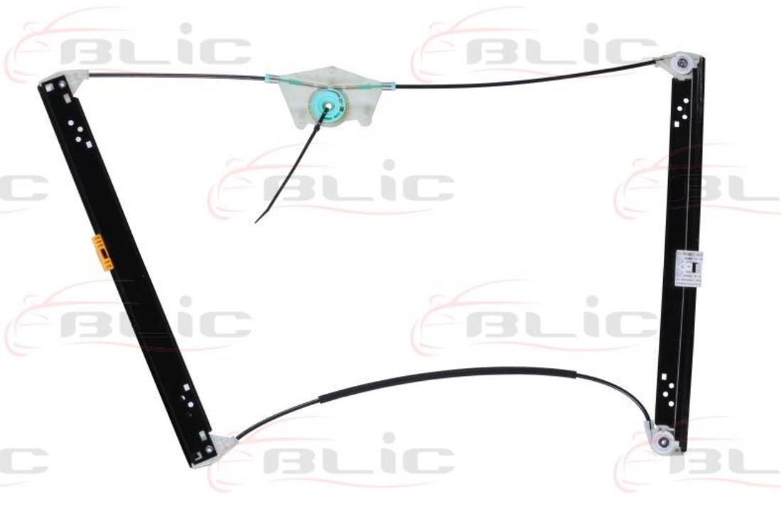 BLIC 6060-00-VW4554 Window regulator Left Front, Operating Mode: Electric, without electric motor