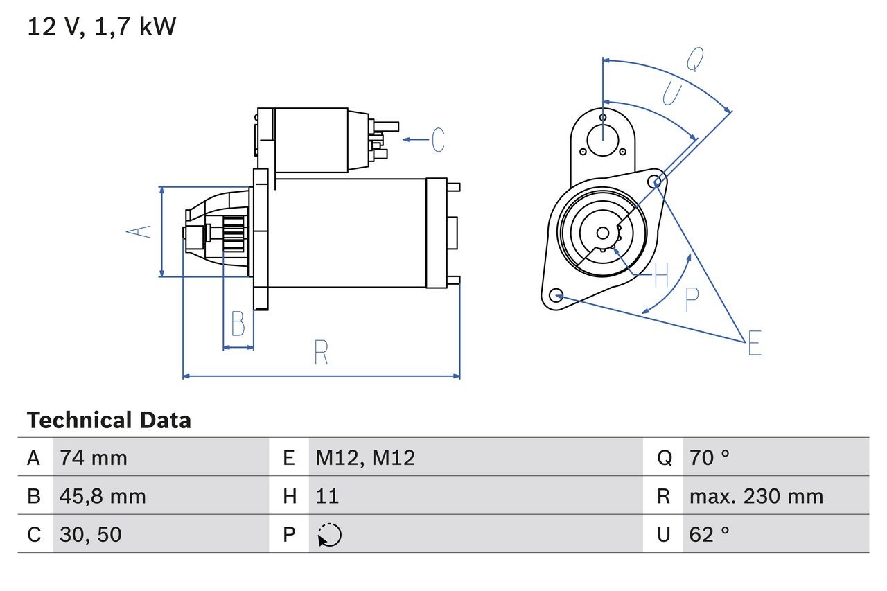 BOSCH 0 986 025 130 Starter motor MINI experience and price