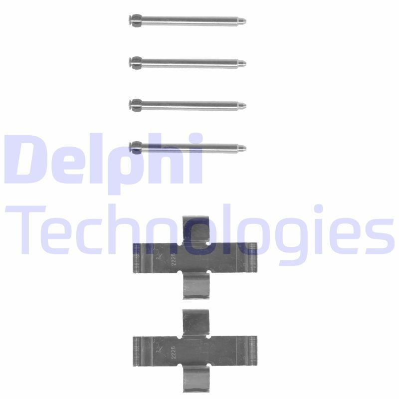 DELPHI LX0009 Accessory Kit, disc brake pads