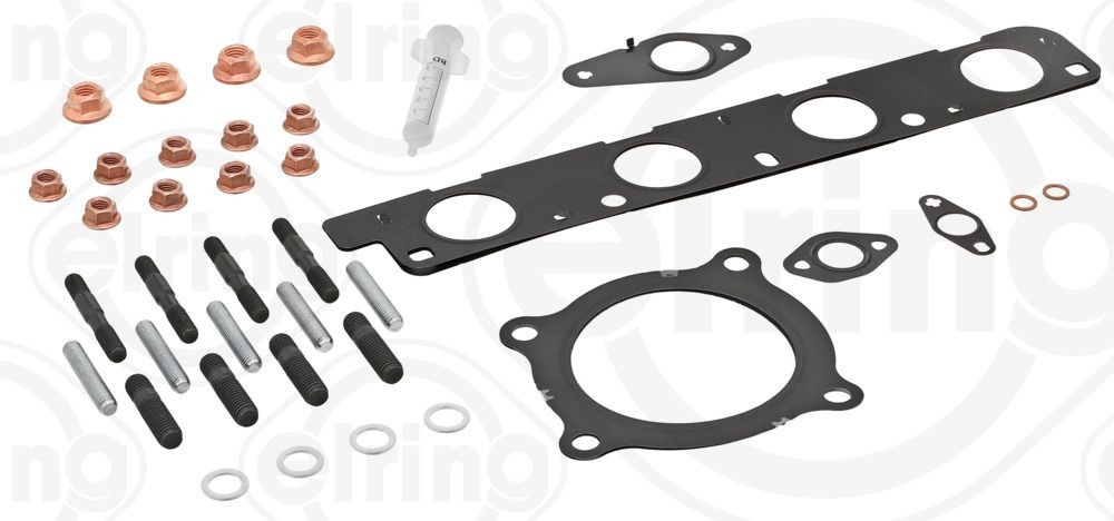 06D 145 701 E ELRING with gaskets/seals, with bolts/screws Mounting Kit, charger 261.190 buy