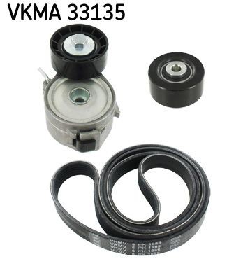 VKM 33036 SKF VKMA33135 V-Ribbed Belt Set 030145933AC