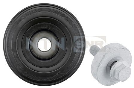 SNR DPF355.08K1 Crankshaft pulley Ø: 151mm, Number of ribs: 7, with rubber mount