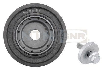 SNR DPF355.15K1 Crankshaft pulley Ø: 152mm, Number of ribs: 5, with rubber mount