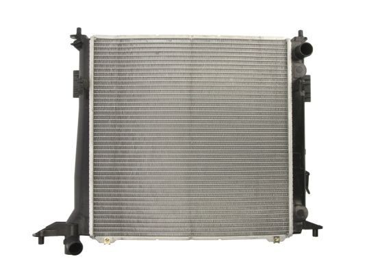 THERMOTEC D70312TT Engine radiator for vehicles with/without air conditioning, 458 x 450 x 16 mm, Manual Transmission, Brazed cooling fins