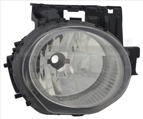 TYC 20-14131-15-2 Headlight Right, H4, for right-hand traffic, without electric motor