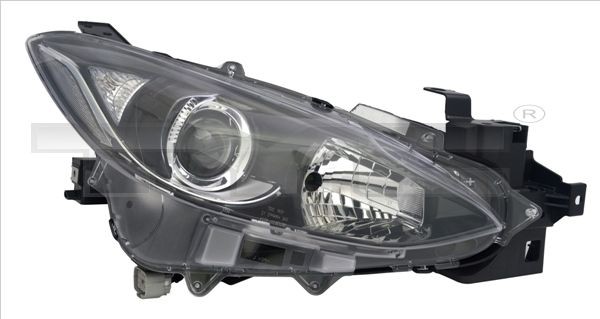 TYC 20-14425-05-2 Headlight Right, H11, H15, with daytime running light, for right-hand traffic, with electric motor