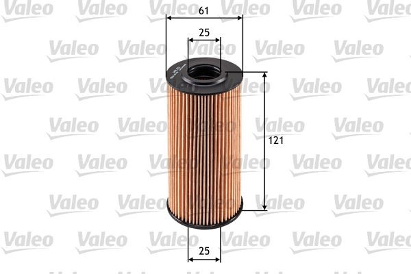 VALEO Filter Insert Inner Diameter: 25mm, Inner Diameter 2: 25mm, Ø: 61mm, Height: 121mm Oil filters 586578 buy