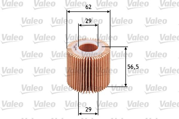 VALEO Filter Insert Inner Diameter: 28mm, Inner Diameter 2: 28mm, Ø: 60mm, Height: 57mm Oil filters 586581 buy
