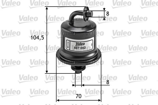 VALEO 587052 Fuel filter 1541072F00