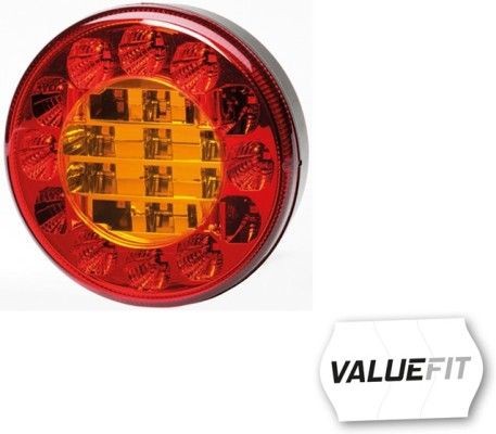 E9 6653 HELLA Left, Right, red/yellow, black, HELLA VALUEFIT Combination Rearlight 2SD 357 027-001 buy