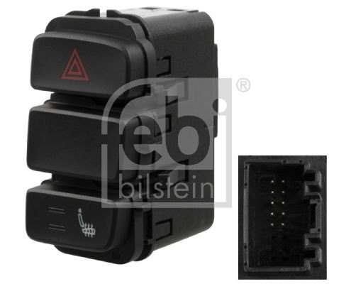 FEBI BILSTEIN 44395 SEAT Switch, hazard light in original quality