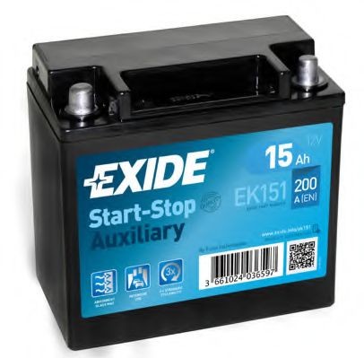 Original EK151 EXIDE Battery LAND ROVER