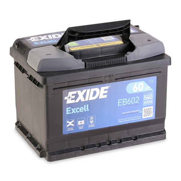 EXIDE Automotive battery EB602