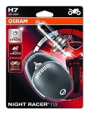 Motorrad OSRAM NIGHT RACER 110 H7 12V 55W PX26d, 4000K, Halogen Glühlampe, Fernscheinwerfer 64210NR1-02B günstig kaufen