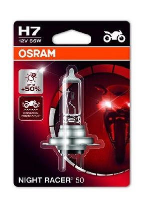 H7 OSRAM NIGHT RACER 50 H7 12V 55W PX26d, 3200K, Halogen High beam bulb 64210NR5-01B buy