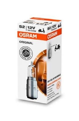 S2 OSRAM S2 12V 35/35W BA20d, Halogen, ORIGINAL MOTORCYCLE High beam bulb 64327 buy