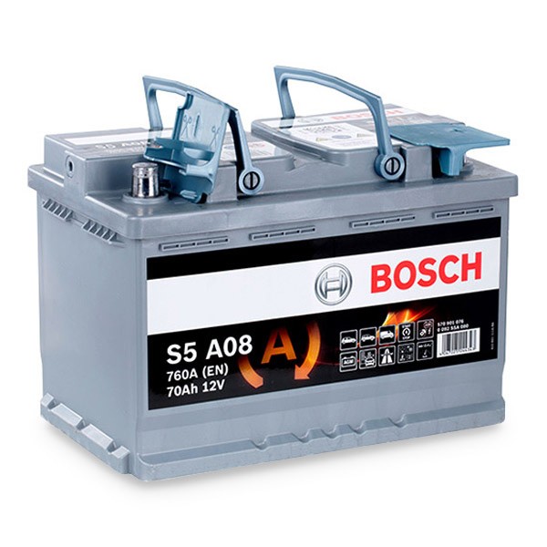 0092S5A080 Stop start battery BOSCH 12V 70AH 760A review and test
