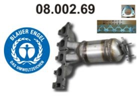 Original 08.002.69 EBERSPÄCHER Catalytic converter experience and price