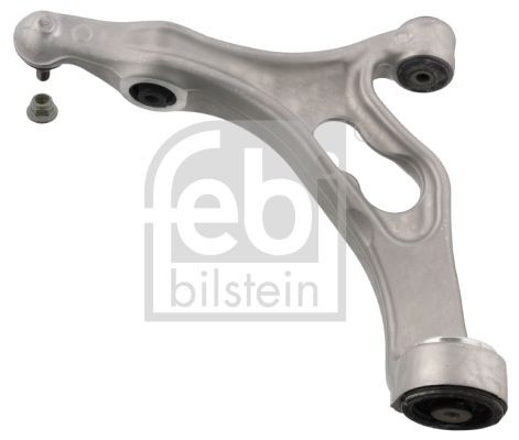 45527 FEBI BILSTEIN Control arm PORSCHE with lock nuts, with ball joint, with bearing(s), Front Axle Left, Lower, Control Arm, Aluminium, Cone Size: 20,7 mm