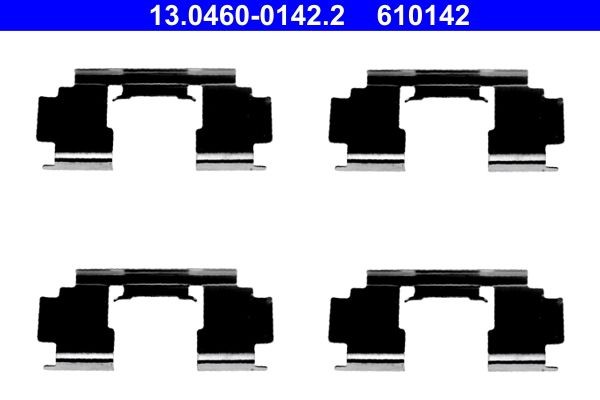 Honda CRX Brake pad accessory kit 7618342 ATE 13.0460-0142.2 online buy