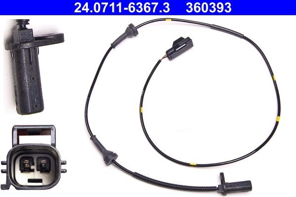 ATE ABS sensor 24.0711-6367.3 Volvo XC 90 2013