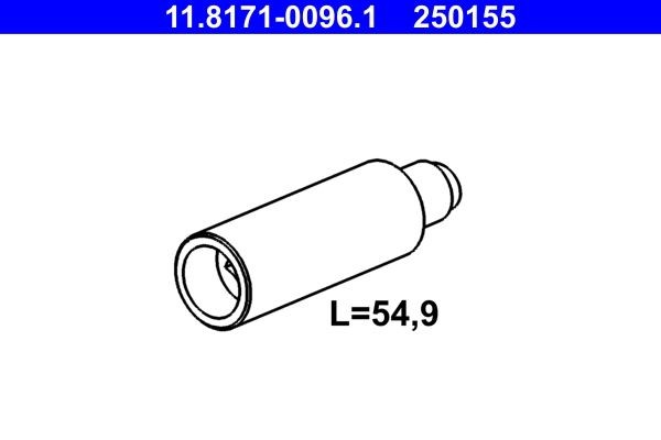 OEM-quality ATE 11.8171-0096.1 Guide bolt, brake caliper