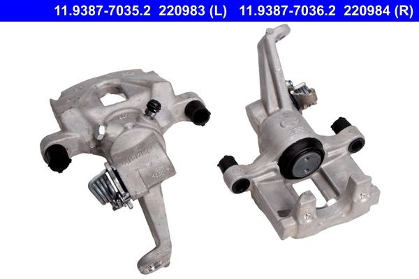 ATE 11.9387-7035.2 Brake caliper without holder