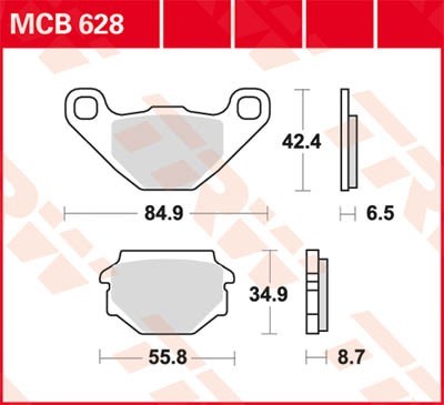 Bremsbeläge MCB628 Niedrige Preise - Jetzt kaufen!