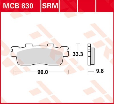 Bremsbeläge MCB830 Niedrige Preise - Jetzt kaufen!