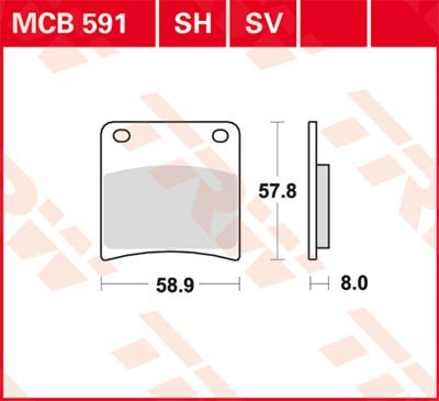 Bremsbeläge MCB591 Niedrige Preise - Jetzt kaufen!