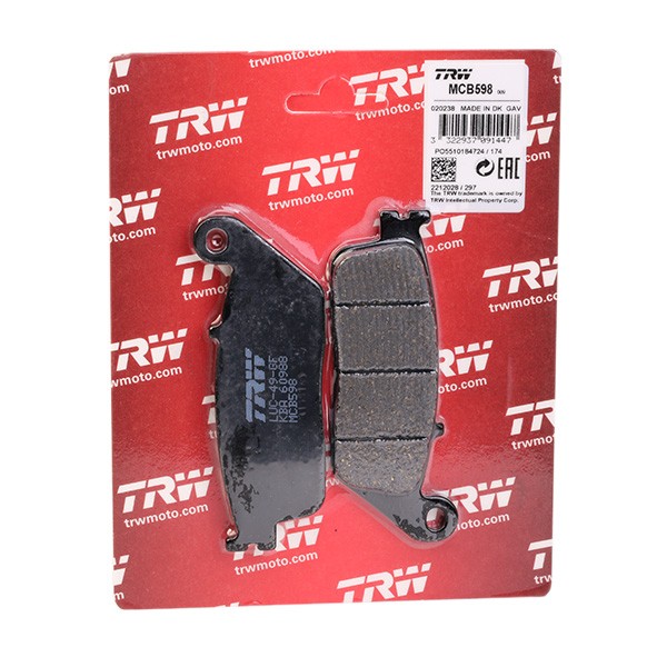 TRW Brake pad kit MCB598