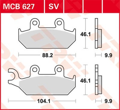Bremsbeläge MCB627 Niedrige Preise - Jetzt kaufen!